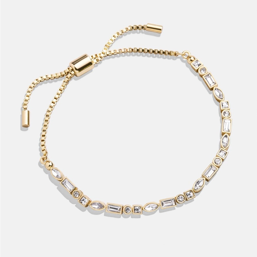 BaubleBar Gold Pull Tie Bracelet